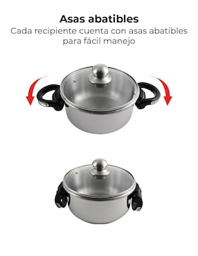 Set olla de presión Bogner