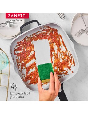 Sartén con tapa Zanetti de cerámica