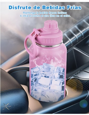 Termo Xtellar de acero inoxidable con tapa rosca 1 l