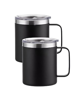 Termo Xtellar de acero inoxidable con tapa flip top 400 ml