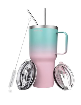 Termo Xtellar de acero inoxidable con tapa flip top 850 ml