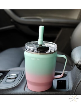 Termo Xtellar de acero inoxidable con tapa flip top 850 ml