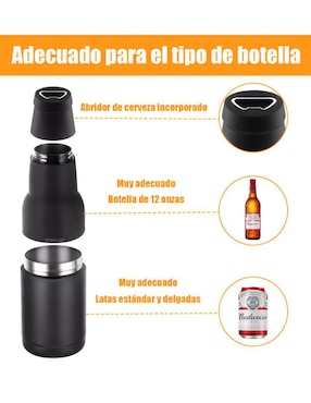 Termo Xtellar de acero inoxidable con tapa rosca 350 ml
