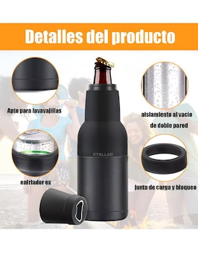 Termo Xtellar de acero inoxidable con tapa rosca 350 ml