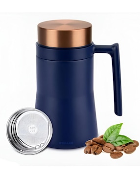 Termo Xtellar de acero inoxidable con tapa rosca 470 ml