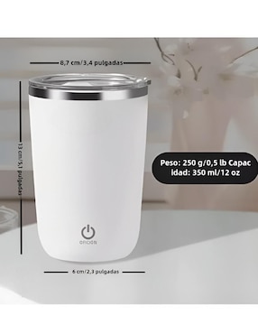 Termo Xtellar de acero inoxidable con tapa a presión 350 ml