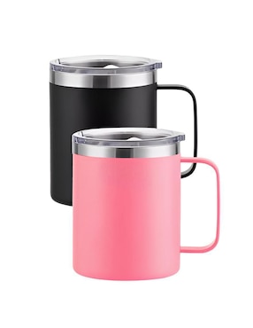 Termo Xtellar de acero inoxidable con tapa flip top 400 ml