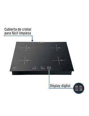 Parrilla de inducción Foset de vidrio templado