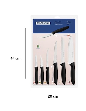 Set de cuchillos utilitario Tramontina plenus 7 piezas