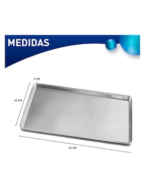 Charola multiusos Bluelander de aluminio