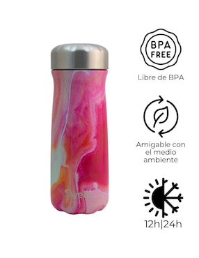Termo doble pared S'well de acero inoxidable Traveler con tapa rosca