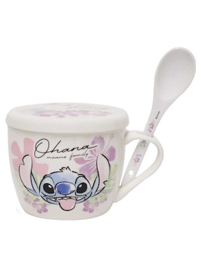 Taza con tapa Regalos Siglo XXI Stitch 3 piezas