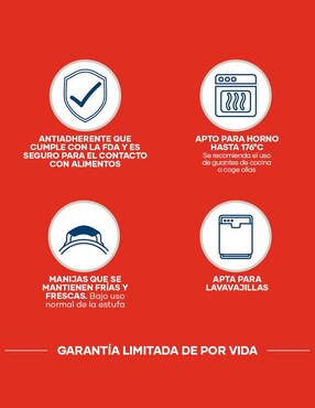 Sartén Farberware Easy Clean de aluminio