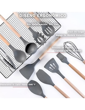 Set de cuchillos utilitario Xtellar 19 piezas