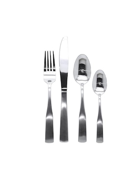 Set cubiertos Vasconia Moon de acero inoxidable 16 piezas