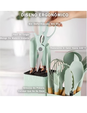 Set de cuchillos utilitario Xtellar 19 piezas