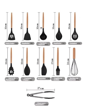 Set espátulas Xtellar de silicón