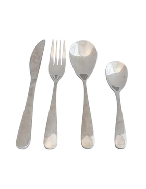 Set cubiertos Nuvó Estocolmo de acero inoxidable 16 piezas