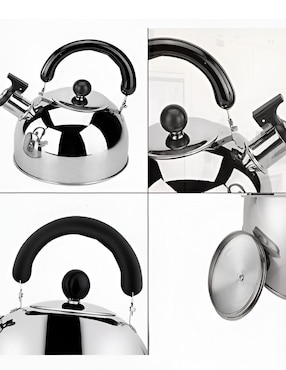 Tetera silbadora Xtellar de acero inoxidable