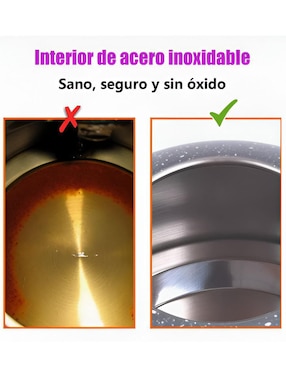 Tetera silbadora Xtellar de acero inoxidable