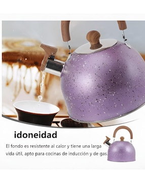 Tetera silbadora Xtellar de acero inoxidable