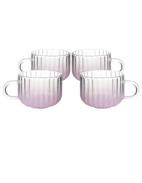Set de tazas macchiato Ideen 4 piezas