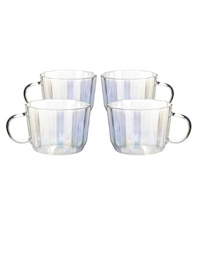 Set de tazas de té ideen Aurora 4 piezas