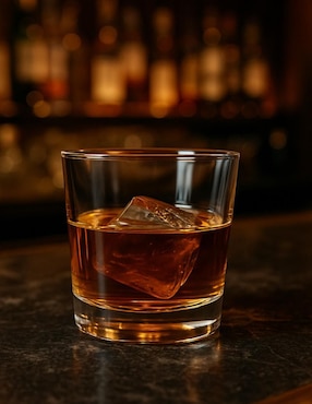Vaso old fashion Ideen Hall Whisky de cristal con 6 piezas