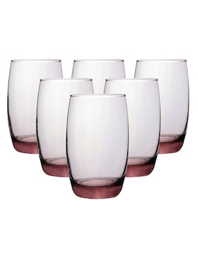 Set vasos Ideen de cristal con 6 piezas