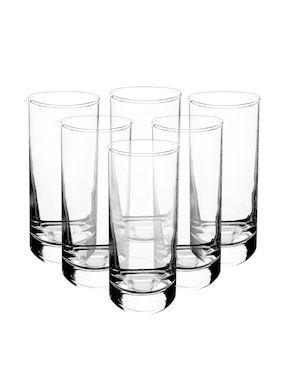 Set de vasos doble old fashioned y highball Ideen Old de cristal con 6 piezas