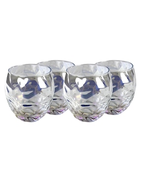 Set vasos Ideen de cristal con 4 piezas