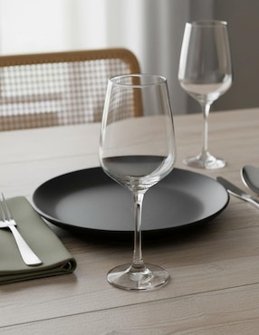 Set de copas para vino tinto Ideen Glass Aura de cristal 6 piezas