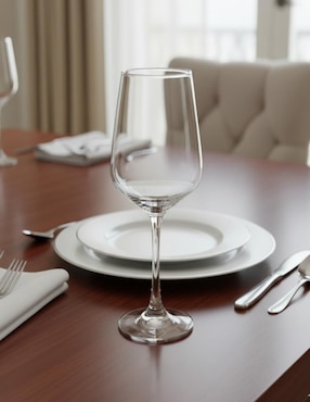 Set de copas para vino tinto Ideen Glass Aura de cristal 6 piezas