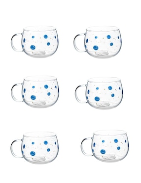 Set de tazas té Ideen 6 piezas