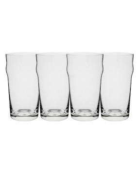 Vaso para cerveza Ideen de cristal con 4 piezas