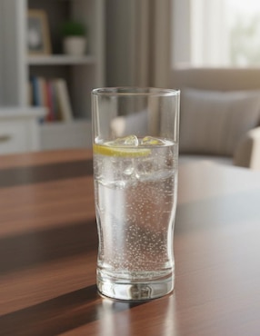 Set de vasos old fashion Ideen Liineas de cristal con 6 piezas