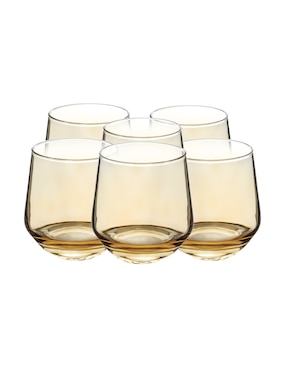 Set vasos Ideen de cristal con 6 piezas