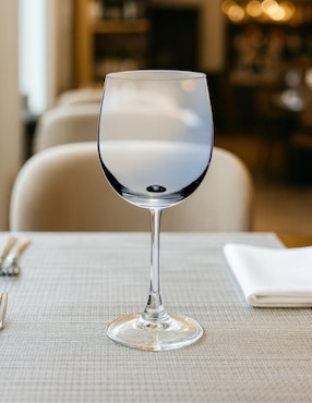 Set de copas para vino blanco Ideen Aura Azul de cristal 6 piezas