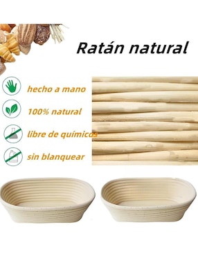 Set panera de ratán Xtellar