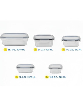 Kit de oganizadores para refrigerador Xtellar