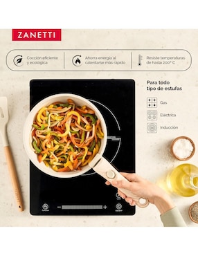 Batería de cocina Zanetti de aluminio fundido antiadherente sin PFOA 17 piezas