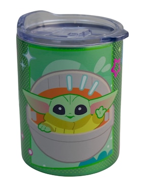 Termo Regalos Siglo XXI de acero inoxidable Baby Yoda con tapa a presión