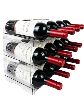 Cava de vinos Brandtrendy 3 Niveles capacidad 12 botellas