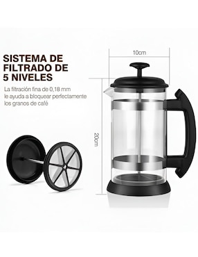 Prensa italiana Xtellar acero inoxidable