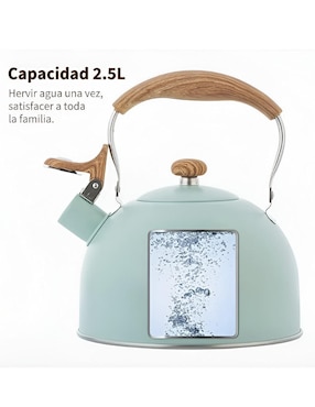 Tetera silbadora Xtellar de acero inoxidable