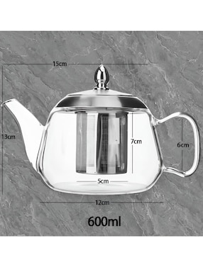 Tetera infusora Xtellar de vidrio