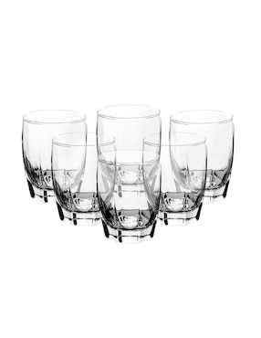 Set vasos Ideen de cristal con 6 piezas