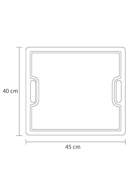 Tabla para picar Crown Baccara Made Cut de madera