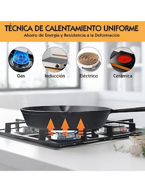 Set de sartenes Xtellar de hierro 4 piezas