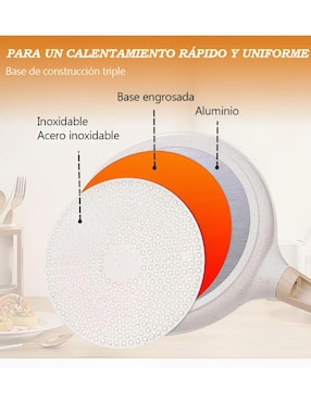 Sartén para crepas Xtellar de aluminio